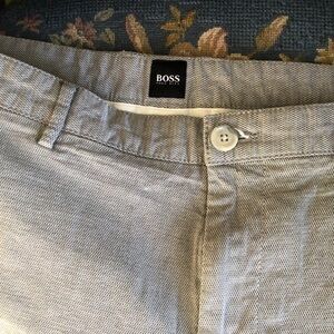 Boss Men's Light Gray shorts